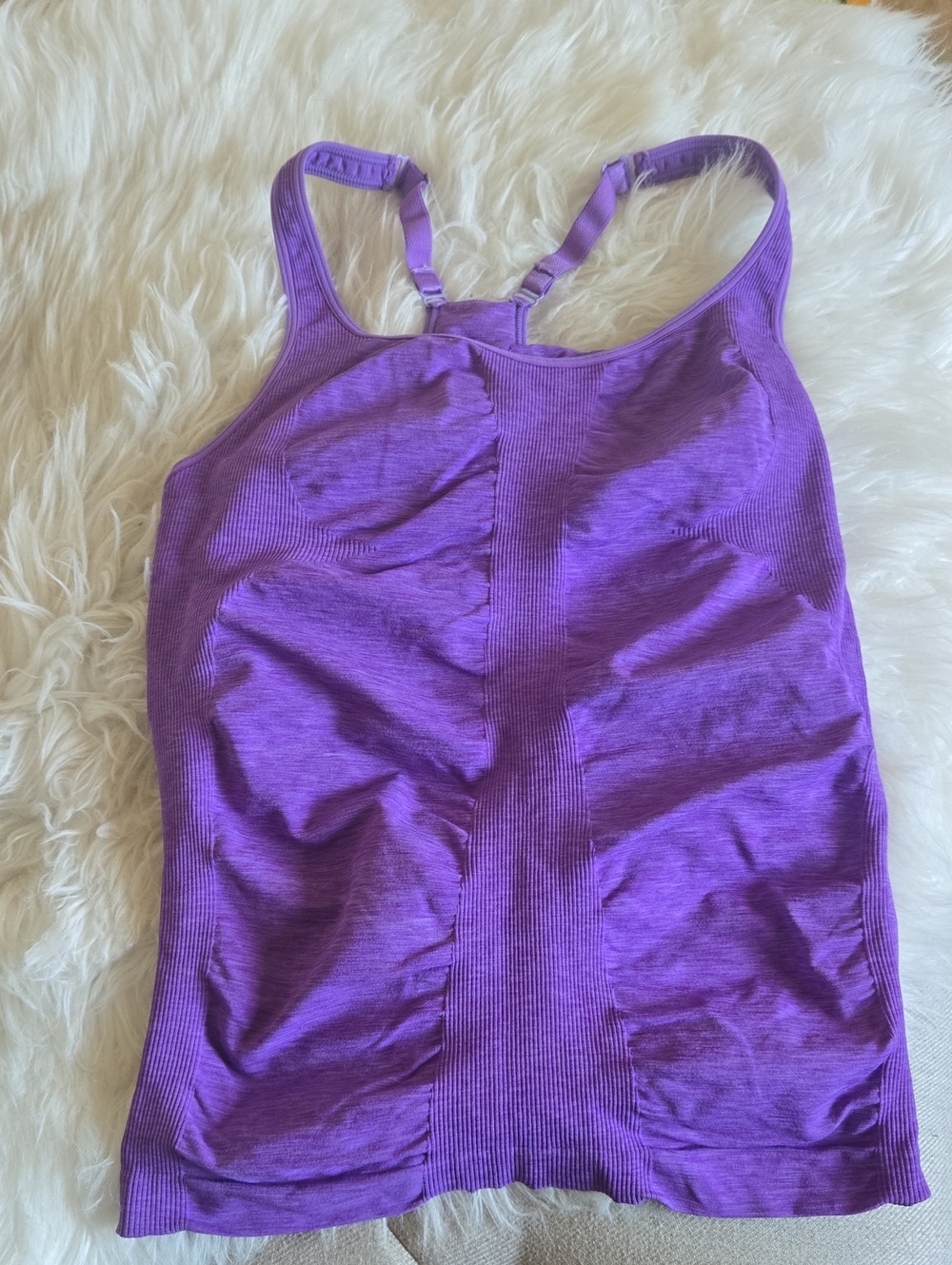 Athleta Lilac Seamless Racerback Tank
